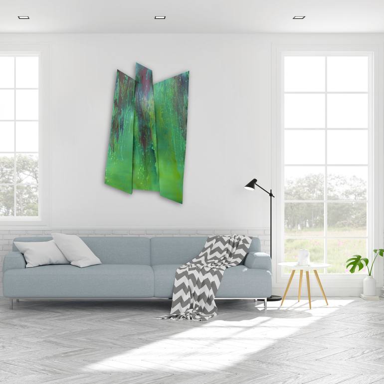 Original Modernism Abstract Painting by Paul Brandejs