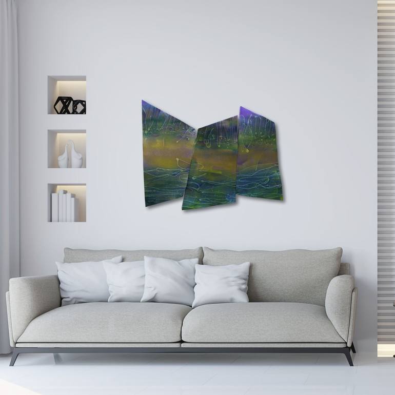 Original 3d Sculpture Abstract Painting by Paul Brandejs