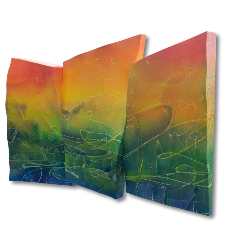 Original Abstract Expressionism Abstract Sculpture by Paul Brandejs