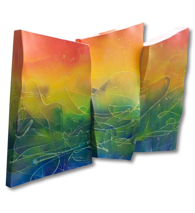 Original Abstract Expressionism Abstract Sculpture by Paul Brandejs