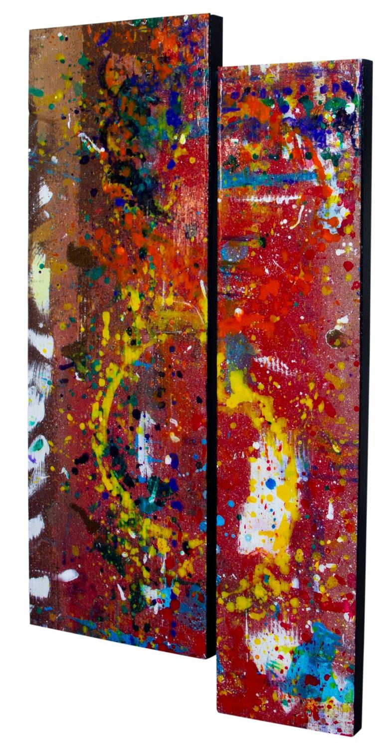 Original Abstract Painting by Paul Brandejs