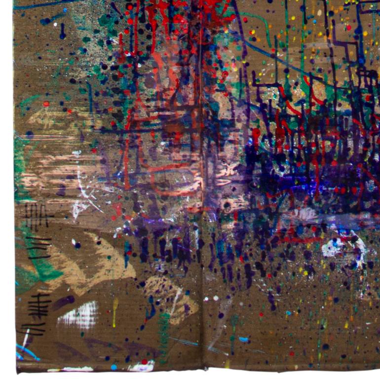 Original Conceptual Abstract Painting by Paul Brandejs