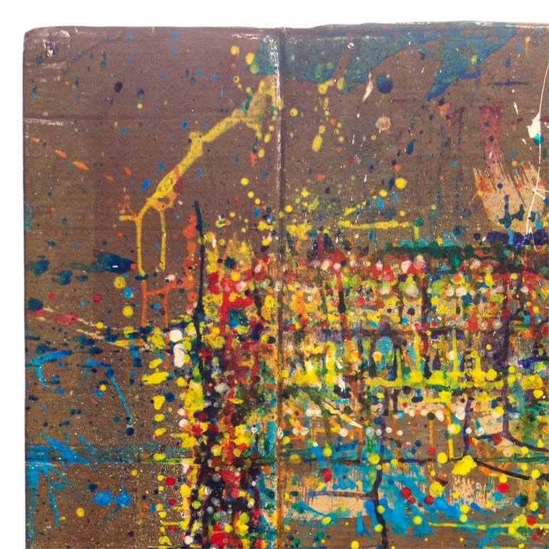 Original Conceptual Abstract Painting by Paul Brandejs