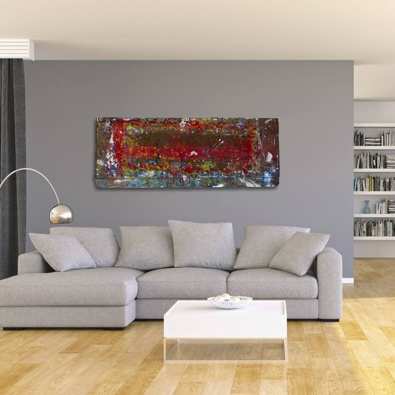 Original Conceptual Abstract Painting by Paul Brandejs