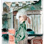 Smoking Urban Girl by Delaram Mowatt