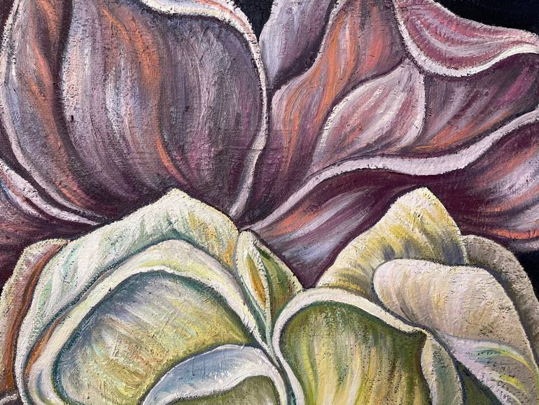 Original Modernism Floral Painting by Ellada Ismayilova