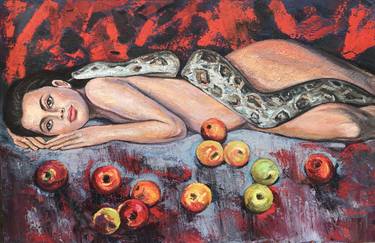 Original Fine Art Nude Paintings by Ellada Ismayilova