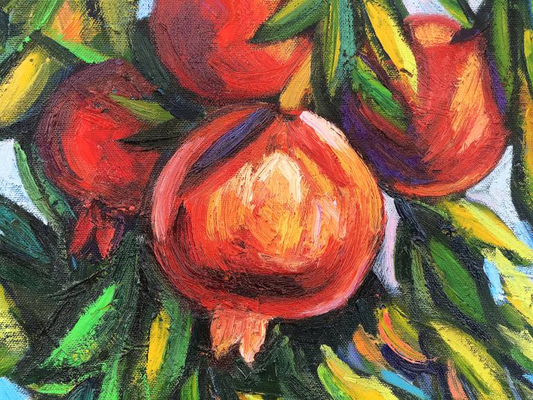 Original Impressionism Women Painting by Ellada Ismayilova