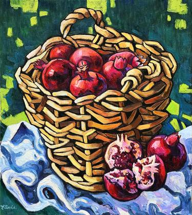 Print of Still Life Paintings by Ellada Ismayilova