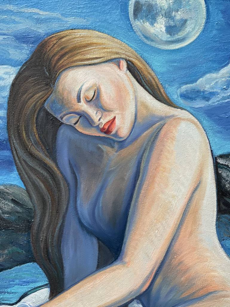 Original Realism Nude Painting by Ellada Ismayilova
