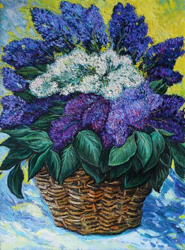 Print of Fine Art Floral Paintings by Ellada Ismayilova