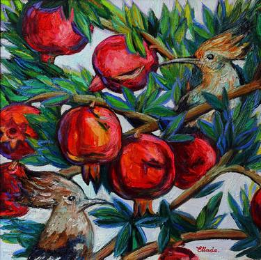 Print of Botanic Paintings by Ellada Ismayilova
