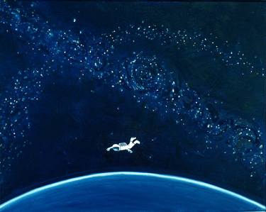 Original Outer Space Paintings by Simon Drake