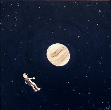 Original Outer Space Paintings by Simon Drake