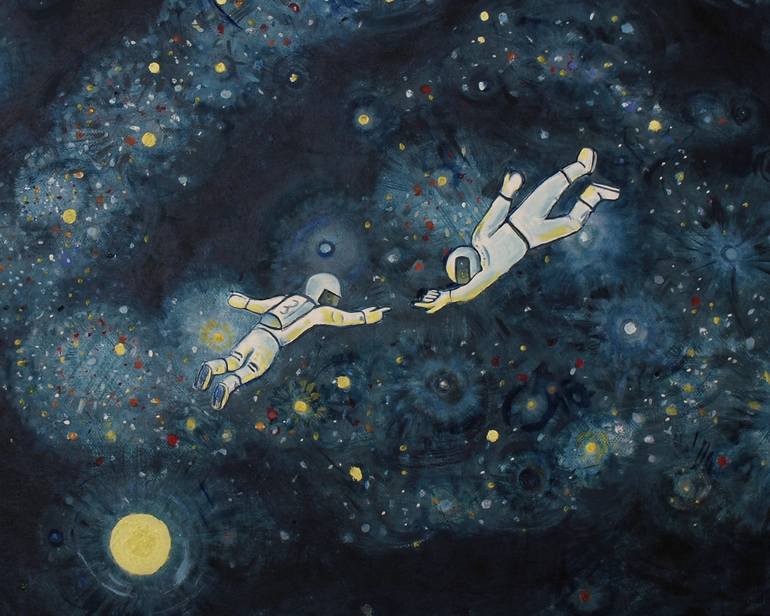 Original Conceptual Nature Painting by Simon Drake