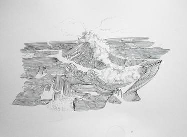Print of Figurative Seascape Drawings by Karine Morel