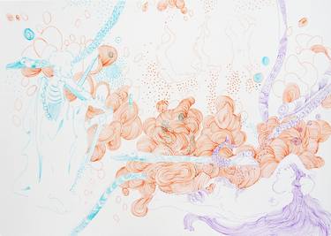 Original Fine Art Love Painting by Karine Morel