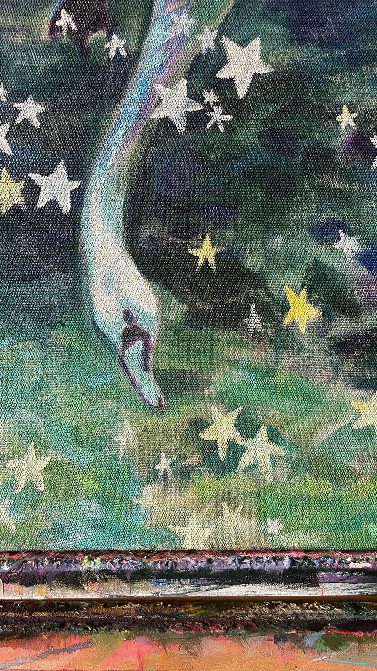 Original Contemporary Animal Painting by Meta Solar