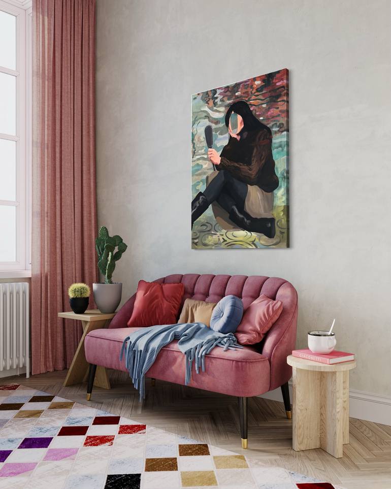 Original Figurative Women Painting by Meta Solar