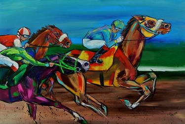Original Fine Art Horse Paintings by Lee Walker