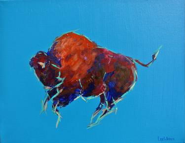 Original Expressionism Animal Paintings by Lee Walker