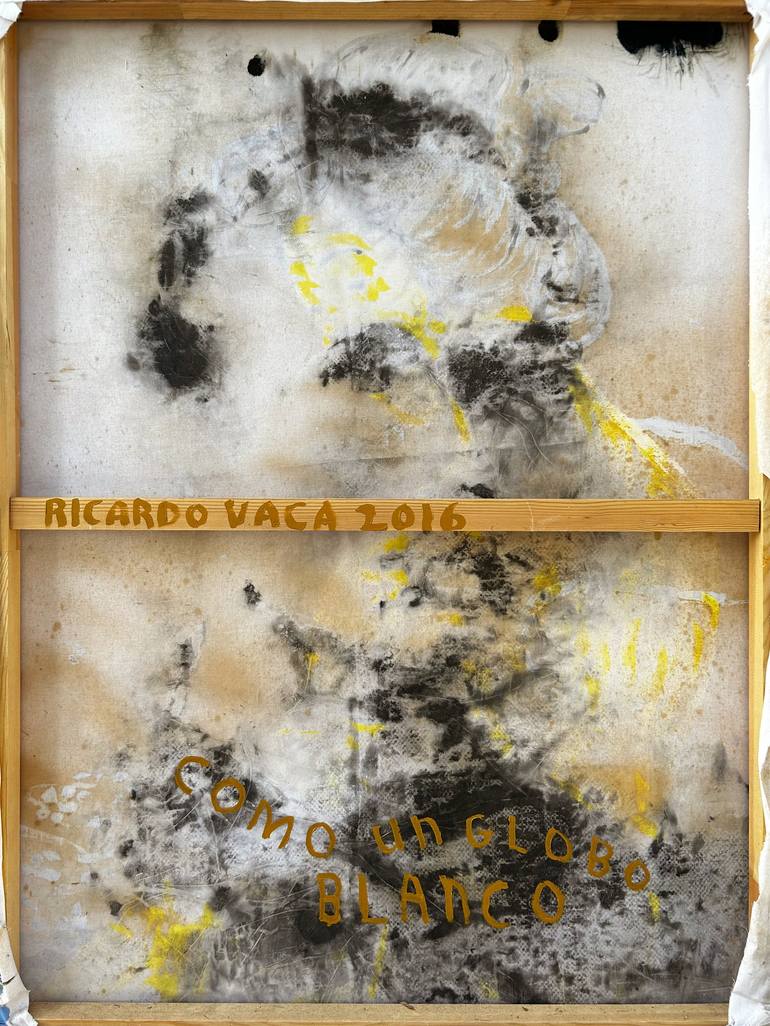 Original Abstract Expressionism Portrait Painting by Ricardo Vaca