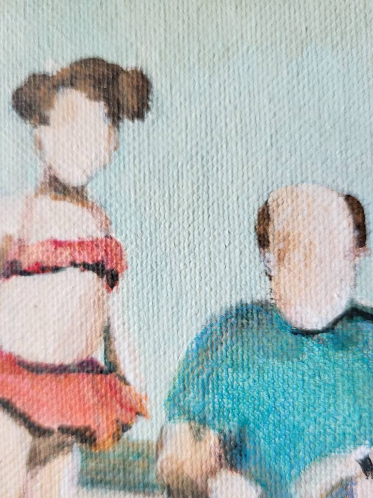 Original Abstract People Painting by Denise Dalzell