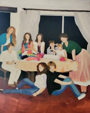 Print of People Paintings by Denise Dalzell