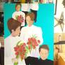 on easel, detail 5