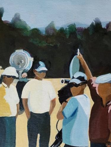 Original Abstract People Paintings by Denise Dalzell