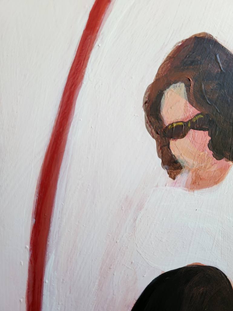 Original Abstract People Painting by Denise Dalzell