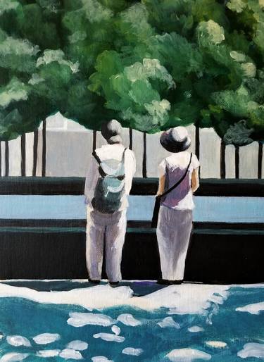 Original People Paintings by Denise Dalzell