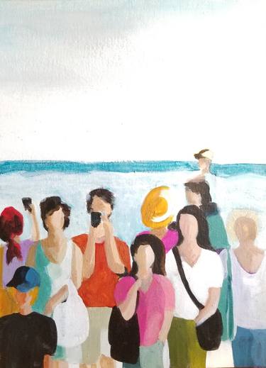 Print of Illustration People Paintings by Denise Dalzell