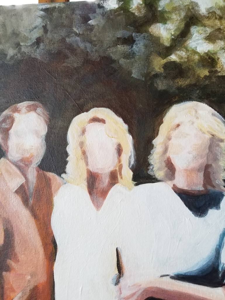 Original People Painting by Denise Dalzell