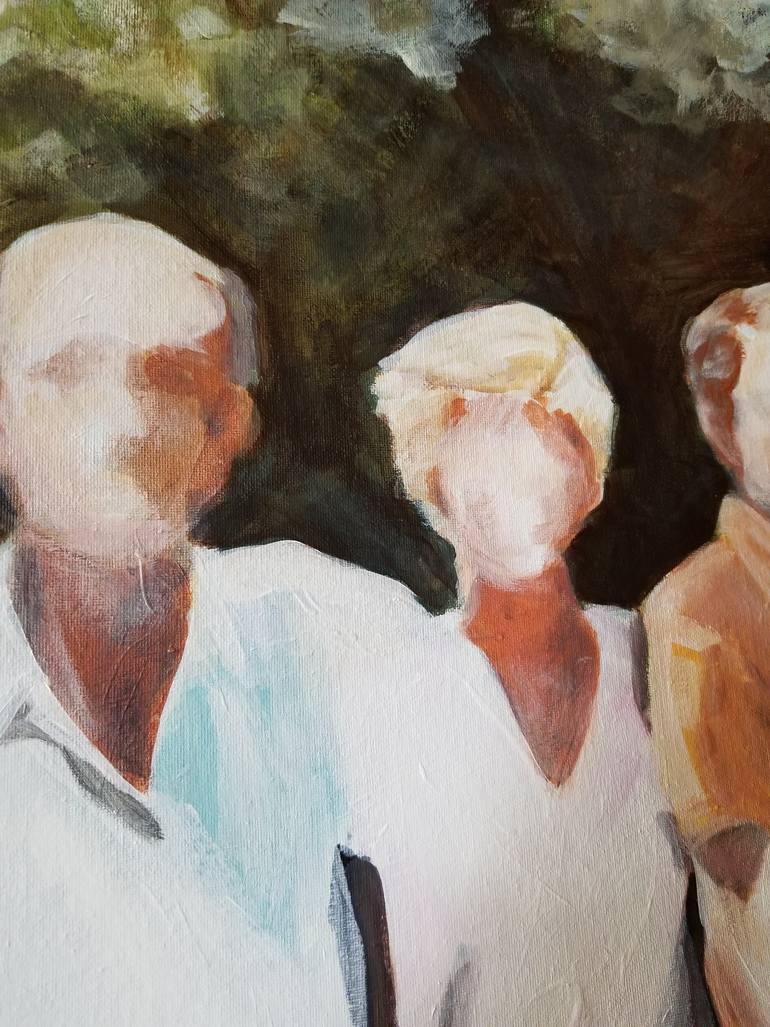 Original Illustration People Painting by Denise Dalzell