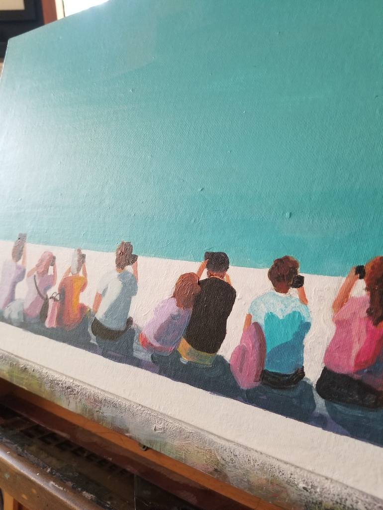 Original People Painting by Denise Dalzell