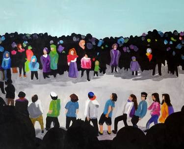 Print of Illustration People Paintings by Denise Dalzell
