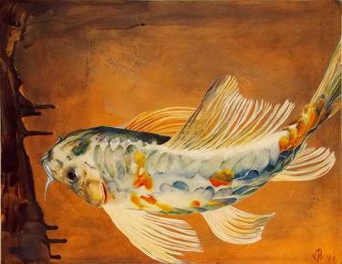 Print of Fine Art Fish Paintings by Christine Sauerteig-Pilaar