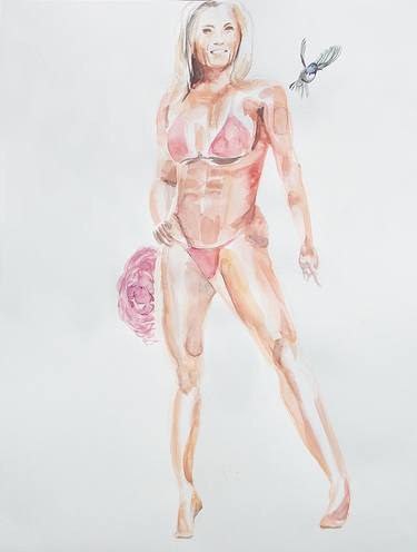 Print of Figurative Body Paintings by Christine Sauerteig-Pilaar