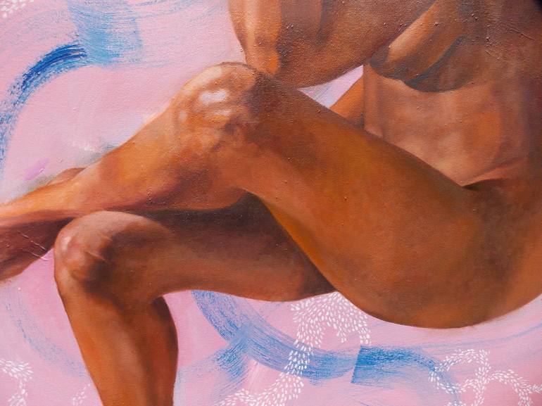 Original Fine Art Nude Painting by Christine Sauerteig-Pilaar
