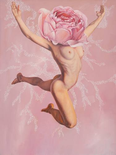 Original Figurative Nude Paintings by Christine Sauerteig-Pilaar