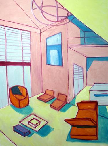 Print of Contemporary Home Paintings by Michael Hanna