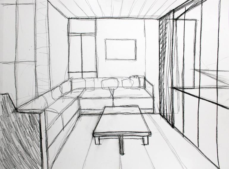 Print of Contemporary Home Drawings by Michael Hanna