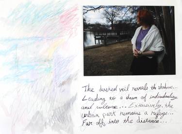 Original Conceptual Travel Mixed Media by Michael Hanna