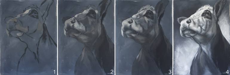 Original Figurative Animal Painting by Aimée Hoover