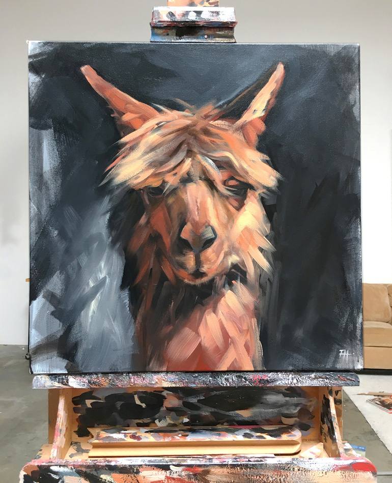 Original Portraiture Animal Painting by Aimée Hoover