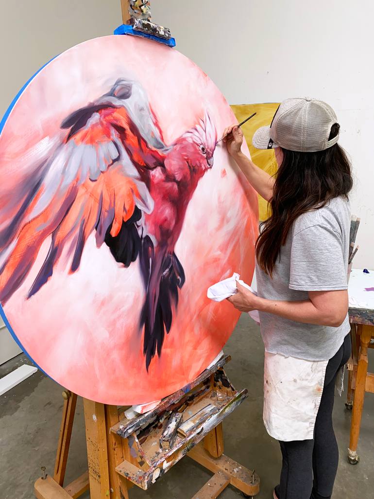 Original Expressionism Animal Painting by Aimée Hoover