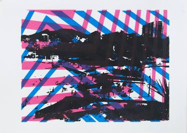 Print of Abstract Places Printmaking by Guilherme Pontes