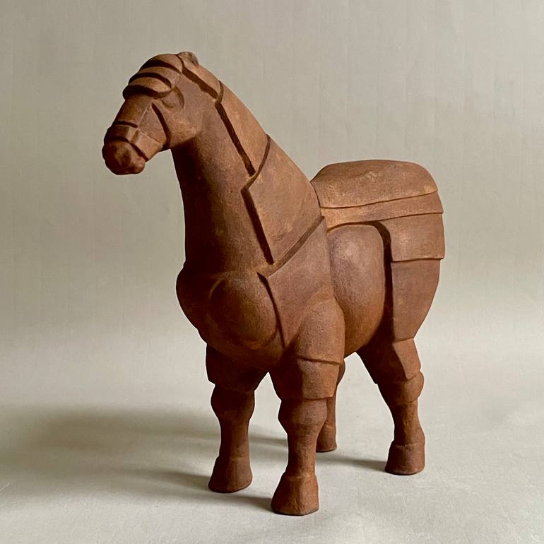 Original Figurative Horse Sculpture by Ihor Bereza