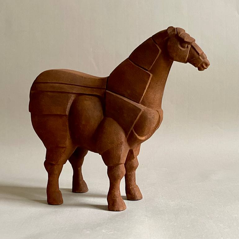 Original Figurative Horse Sculpture by Ihor Bereza